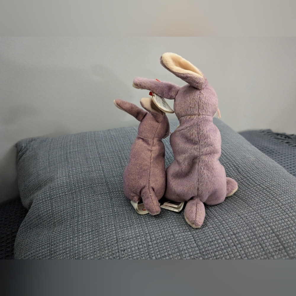 Springy the bunny, ty beanie baby plus McDonald's happy meal ty - Picture 3 of 6